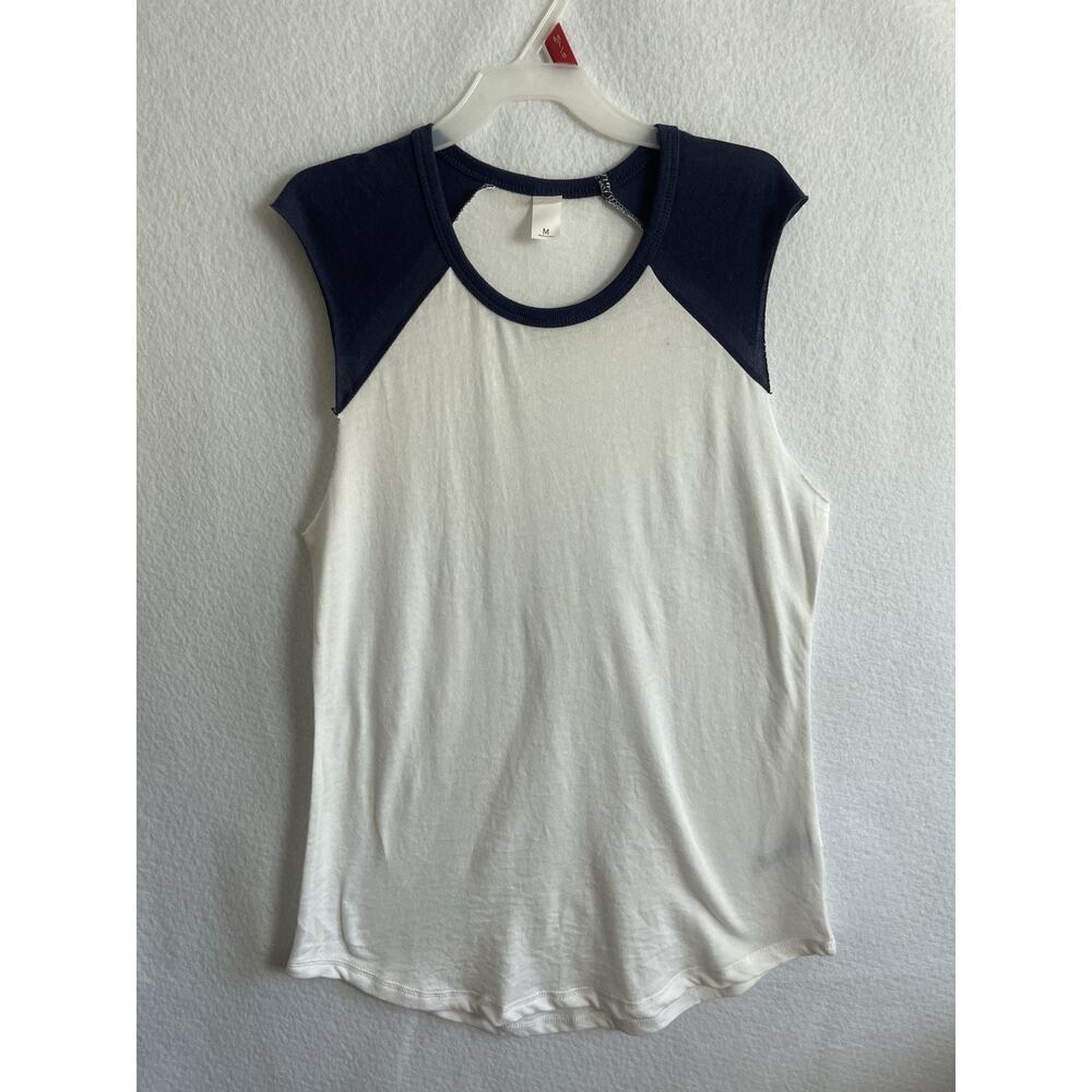 Alternative Earth Womens White Sleeveless Tank Top Lightweight Soft Shirt Medium